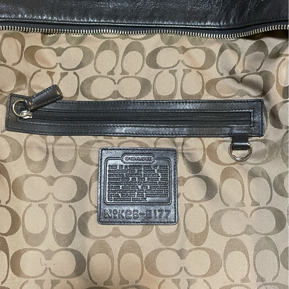 COACH Legacy Leather Slim Duffle Convertible Crossbody Shoulder Messenger Bag - Picture 12 of 16